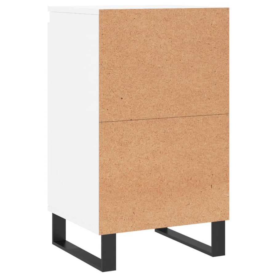 Dressoir 40X35X70 Cm Bewerkt Hout 1 Wit