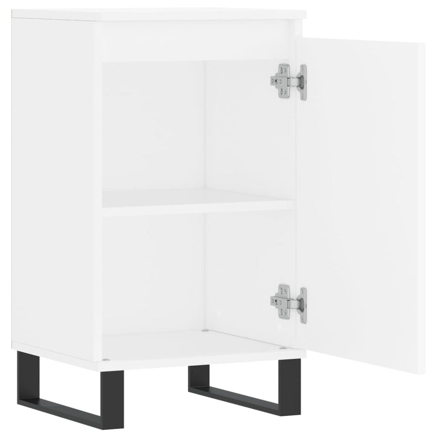 Dressoirs 2 St 40X35X70 Cm Bewerkt Hout Wit