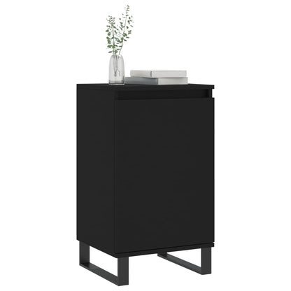 Dressoirs 2 St 40X35X70 Cm Bewerkt Hout Zwart