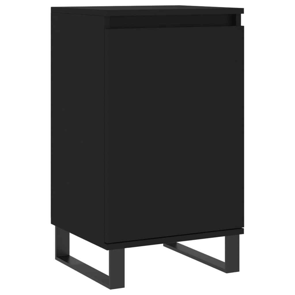 Dressoirs 2 St 40X35X70 Cm Bewerkt Hout Zwart