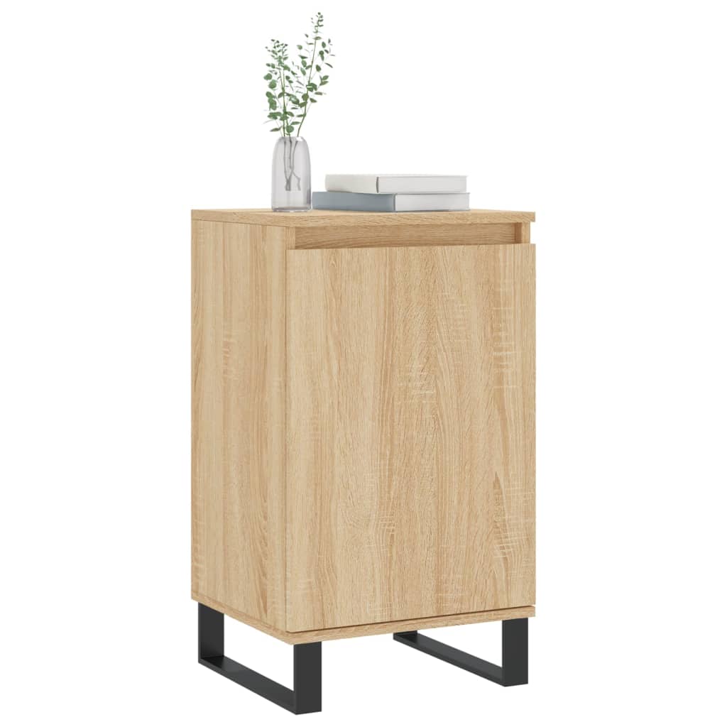 Dressoir 40X35X70 Cm Bewerkt Hout Sonoma Eikenkleurig