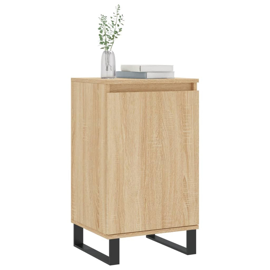 Dressoir 40X35X70 Cm Bewerkt Hout Sonoma Eikenkleurig