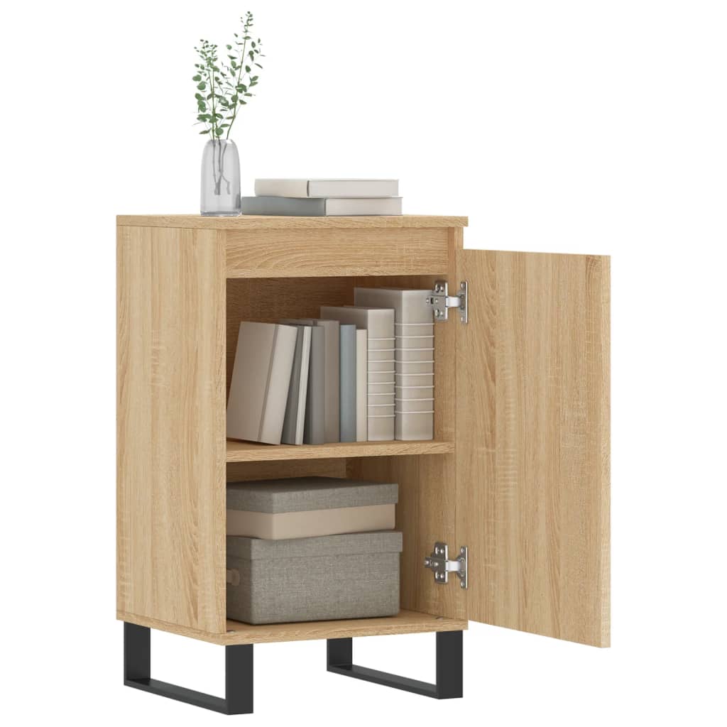 Dressoir 40X35X70 Cm Bewerkt Hout Sonoma Eikenkleurig