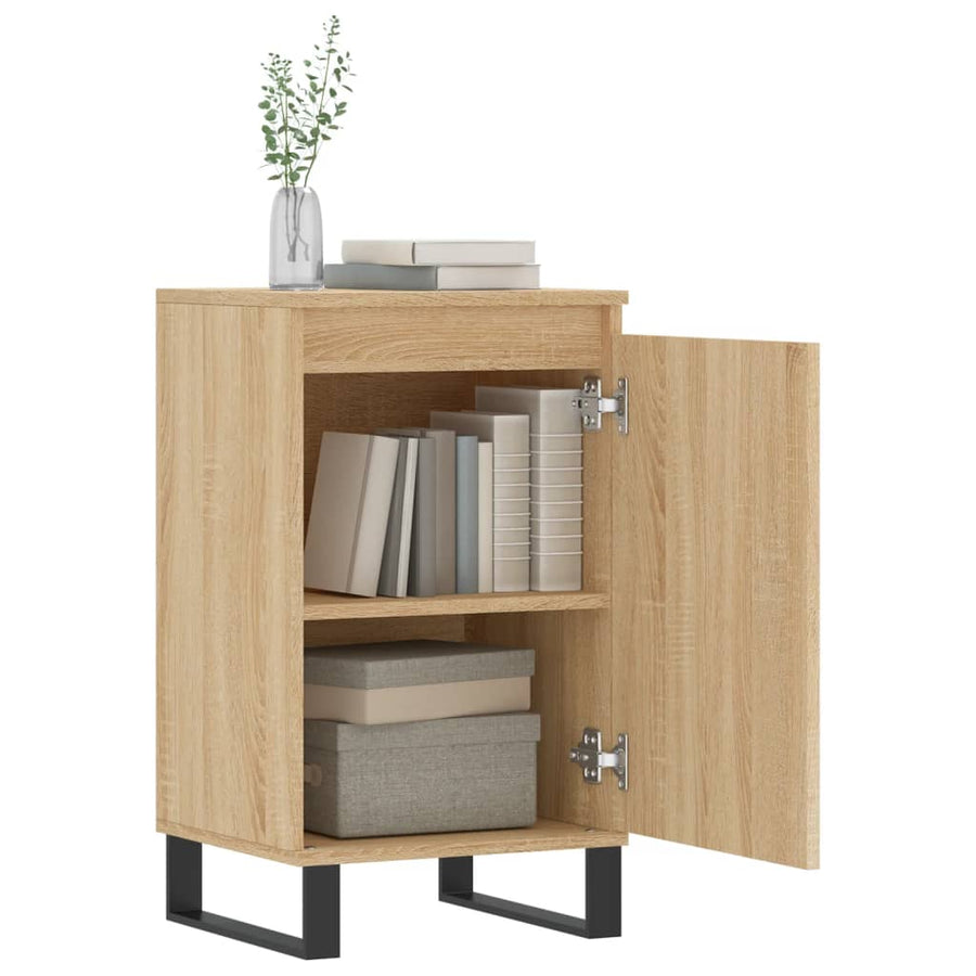 Dressoir 40X35X70 Cm Bewerkt Hout Sonoma Eikenkleurig