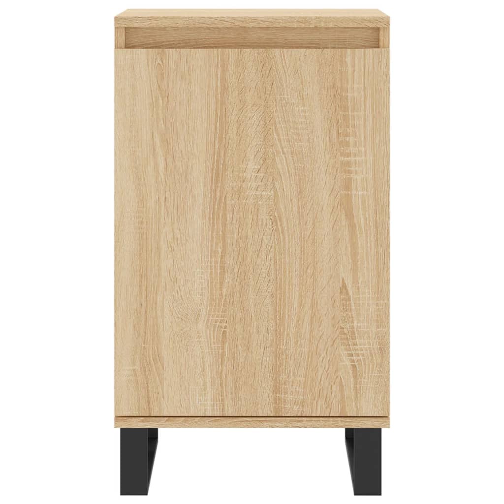 Dressoir 40X35X70 Cm Bewerkt Hout Sonoma Eikenkleurig