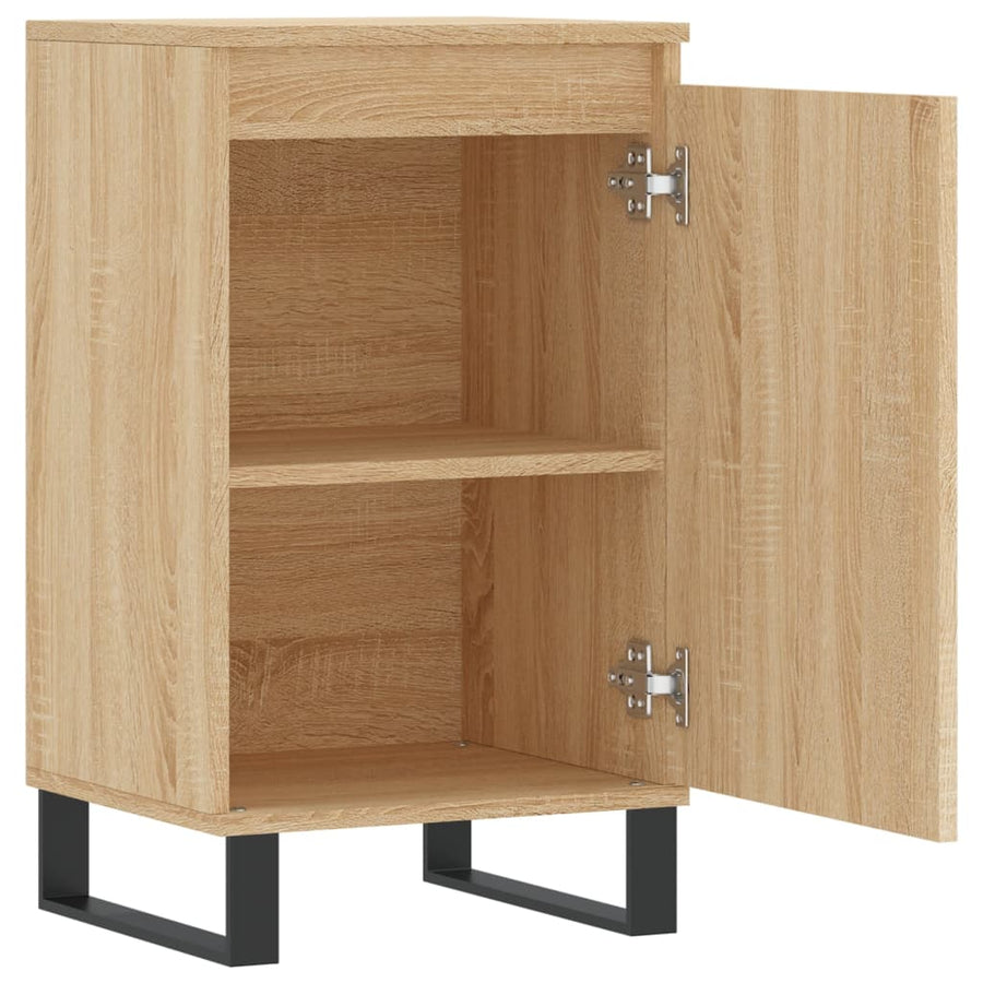 Dressoir 40X35X70 Cm Bewerkt Hout Sonoma Eikenkleurig