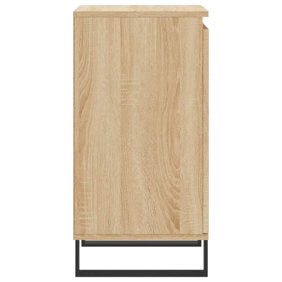 Dressoir 40X35X70 Cm Bewerkt Hout Sonoma Eikenkleurig
