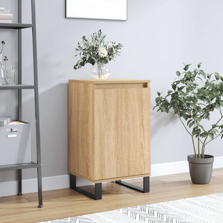 Dressoir 40X35X70 Cm Bewerkt Hout Sonoma Eikenkleurig