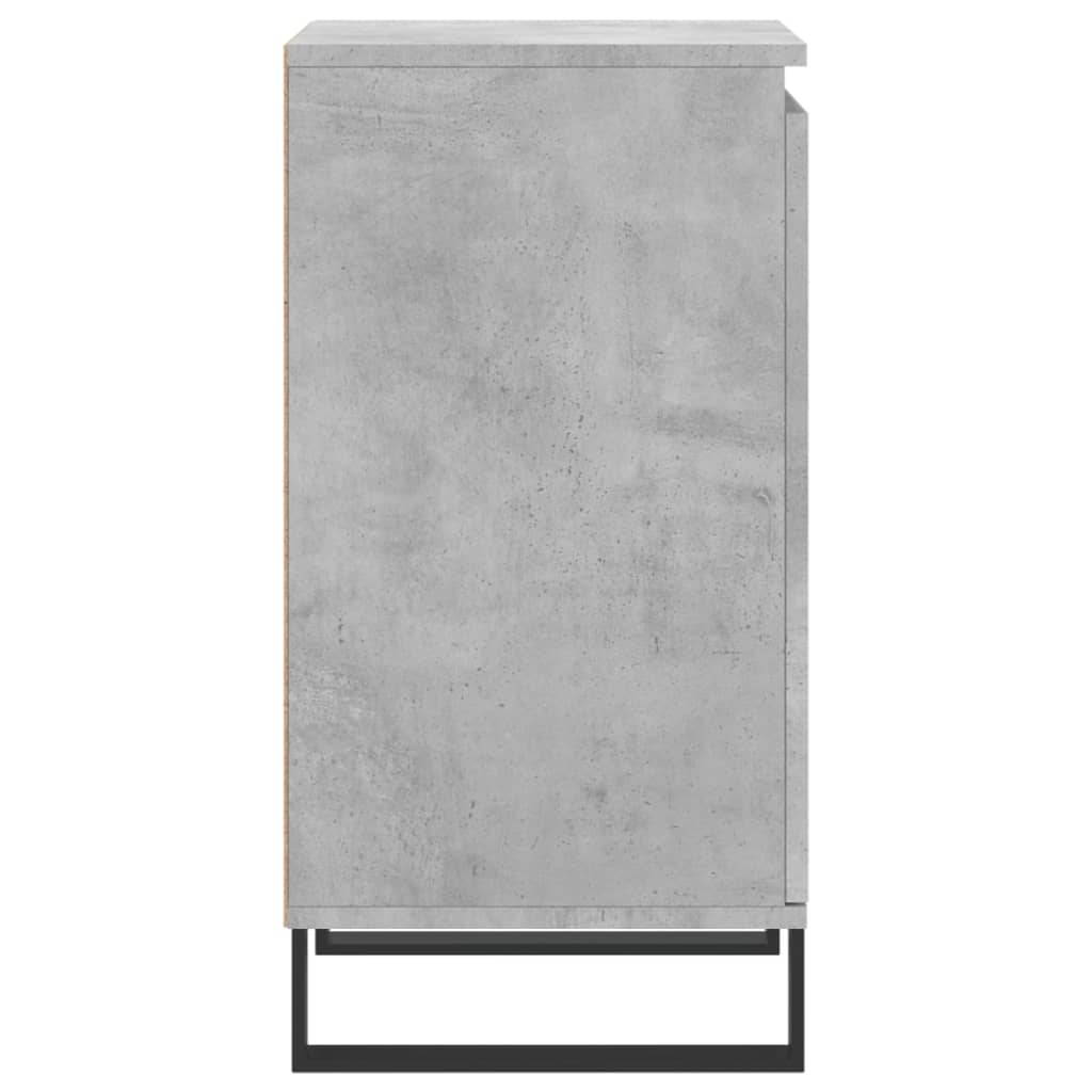 Dressoir 40X35X70 Cm Bewerkt Hout Betongrijs