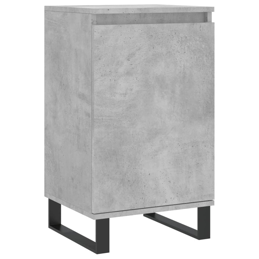 Dressoirs 2 St 40X35X70 Cm Bewerkt Hout Betongrijs