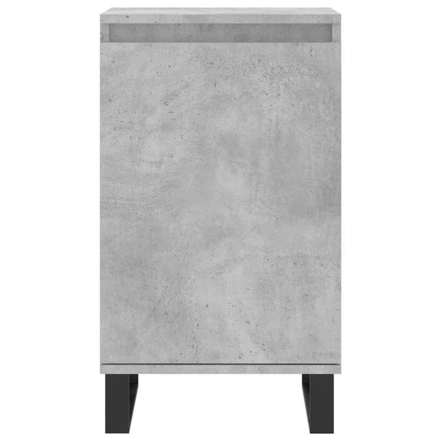 Dressoirs 2 St 40X35X70 Cm Bewerkt Hout Betongrijs