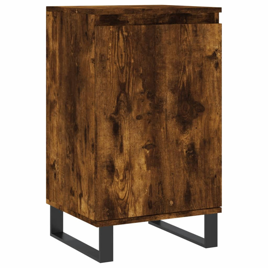 Dressoir 40X35X70 Cm Bewerkt Hout Kleurig 1 Gerookt eiken