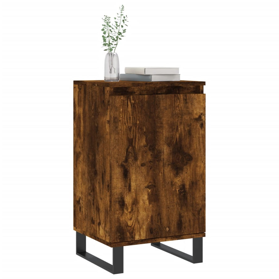 Dressoir 40X35X70 Cm Bewerkt Hout Kleurig 1 Gerookt eiken