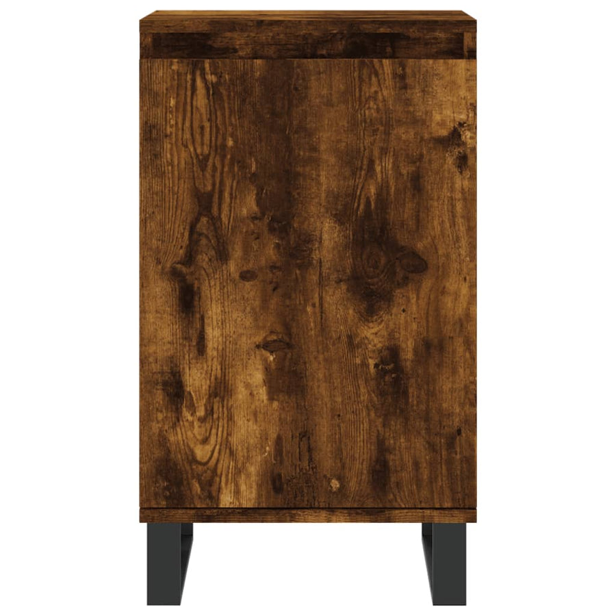 Dressoir 40X35X70 Cm Bewerkt Hout Kleurig 1 Gerookt eiken
