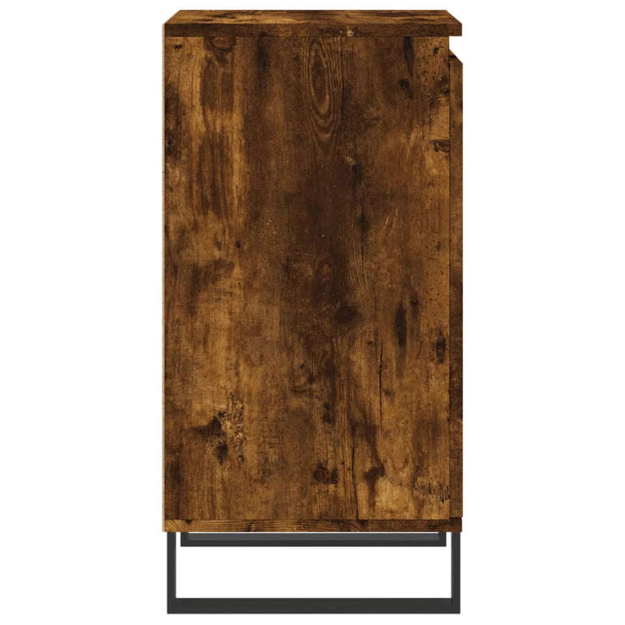 Dressoir 40X35X70 Cm Bewerkt Hout Kleurig 1 Gerookt eiken