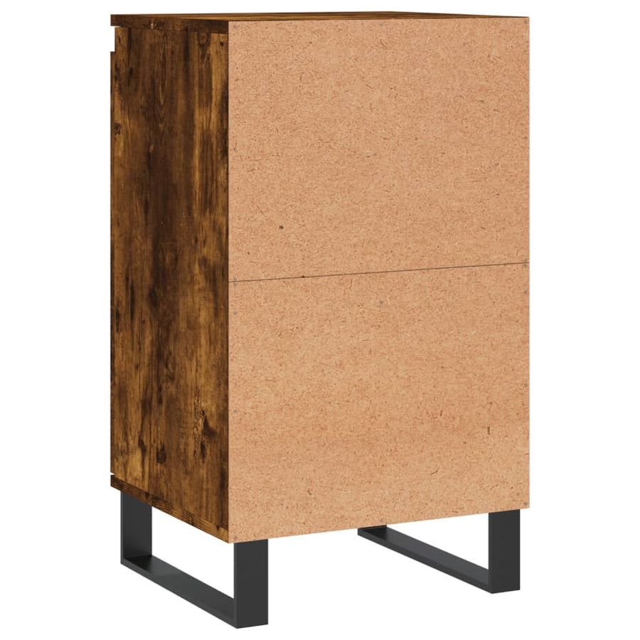 Dressoir 40X35X70 Cm Bewerkt Hout Kleurig 1 Gerookt eiken