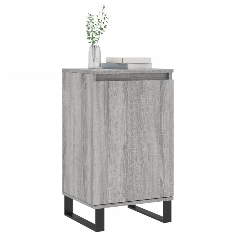 Dressoir 40X35X70 Cm Bewerkt Hout Grijs Sonoma