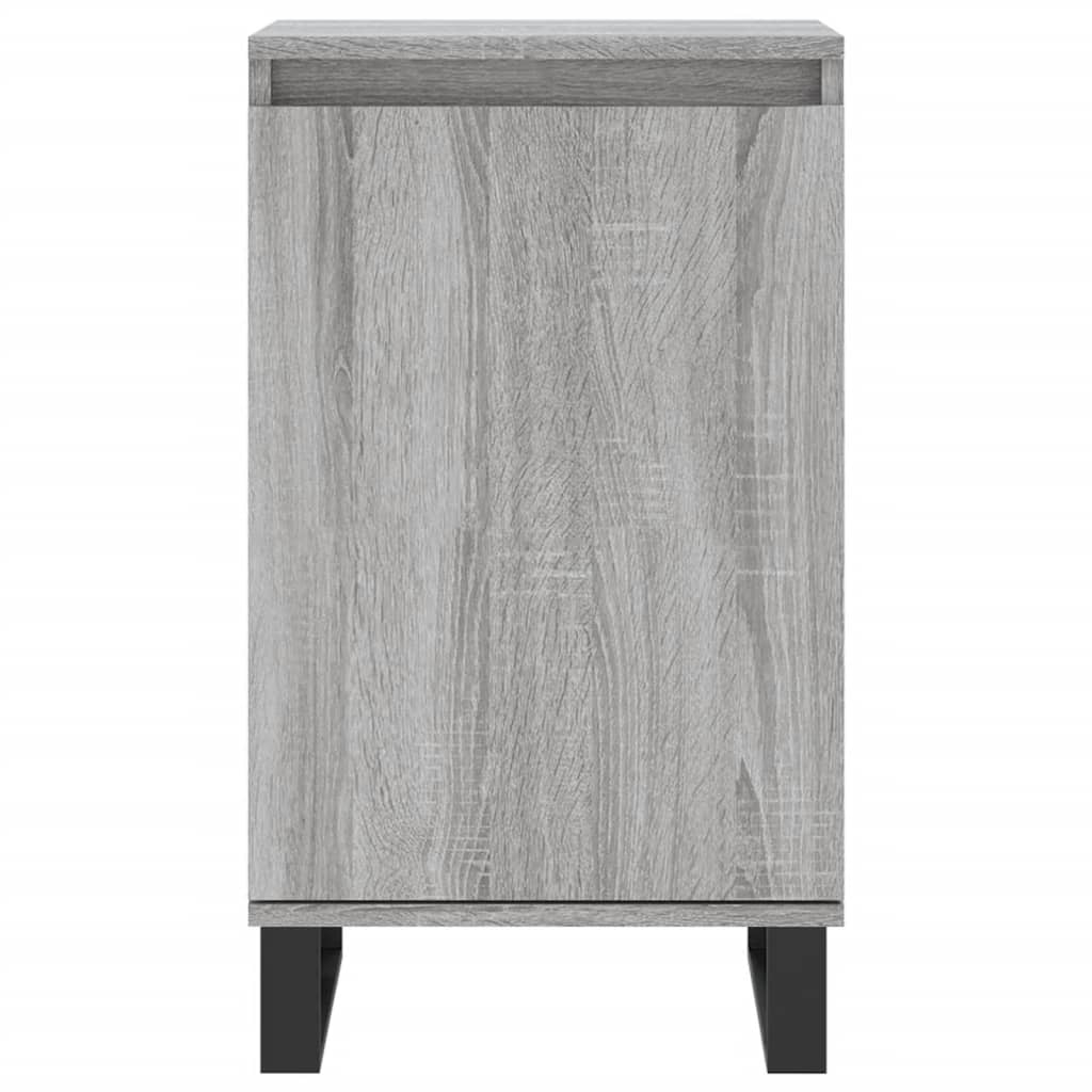 Dressoir 40X35X70 Cm Bewerkt Hout Grijs Sonoma