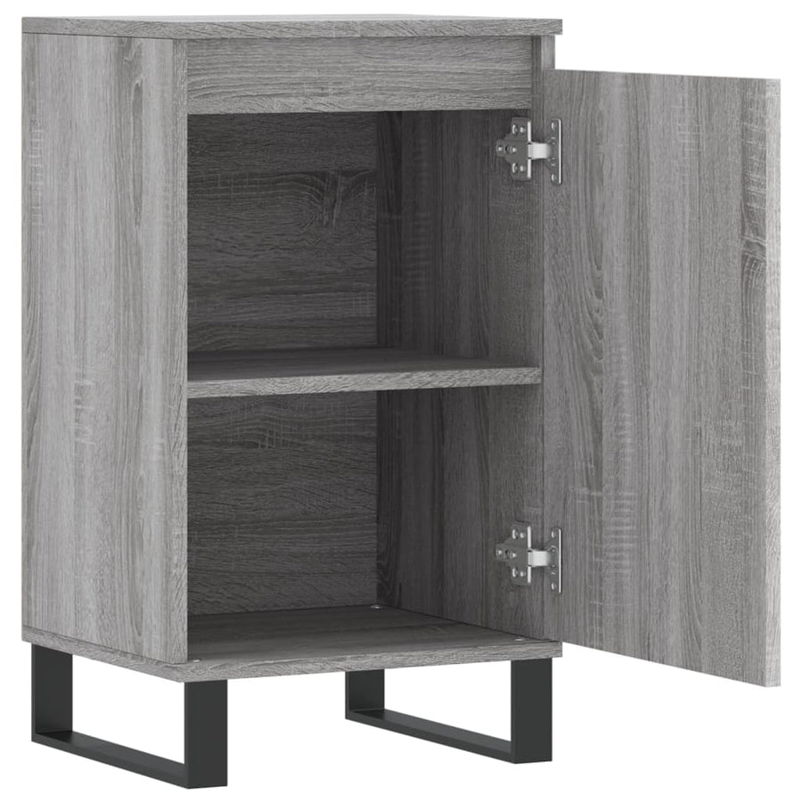 Dressoir 40X35X70 Cm Bewerkt Hout Grijs Sonoma