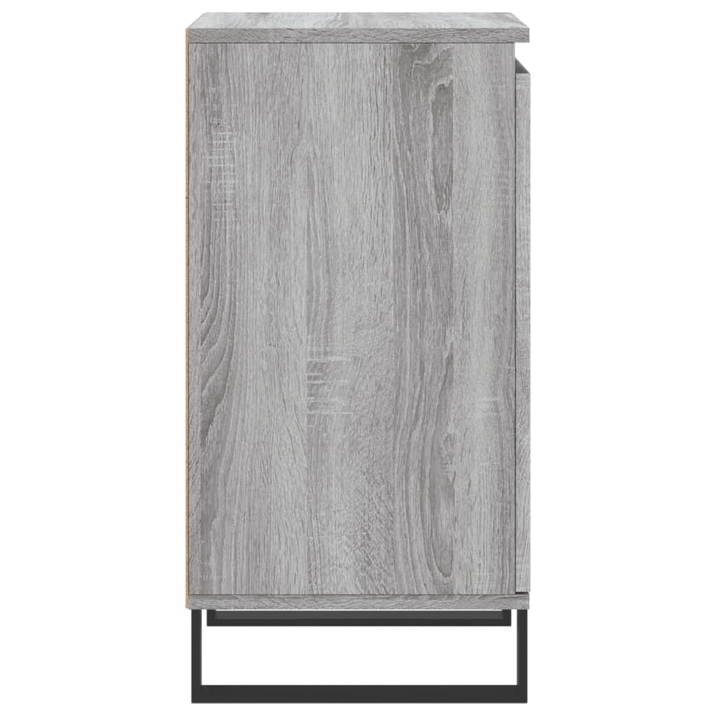 Dressoir 40X35X70 Cm Bewerkt Hout Grijs Sonoma