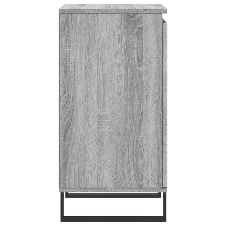 Dressoir 40X35X70 Cm Bewerkt Hout Grijs Sonoma