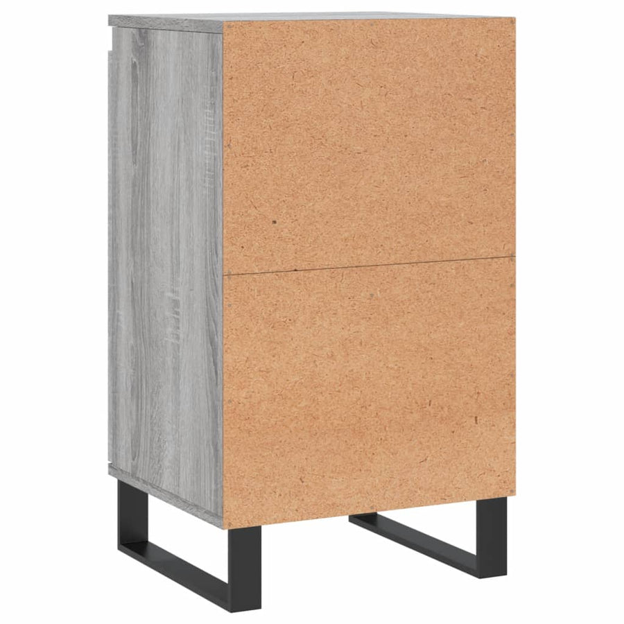 Dressoir 40X35X70 Cm Bewerkt Hout Grijs Sonoma