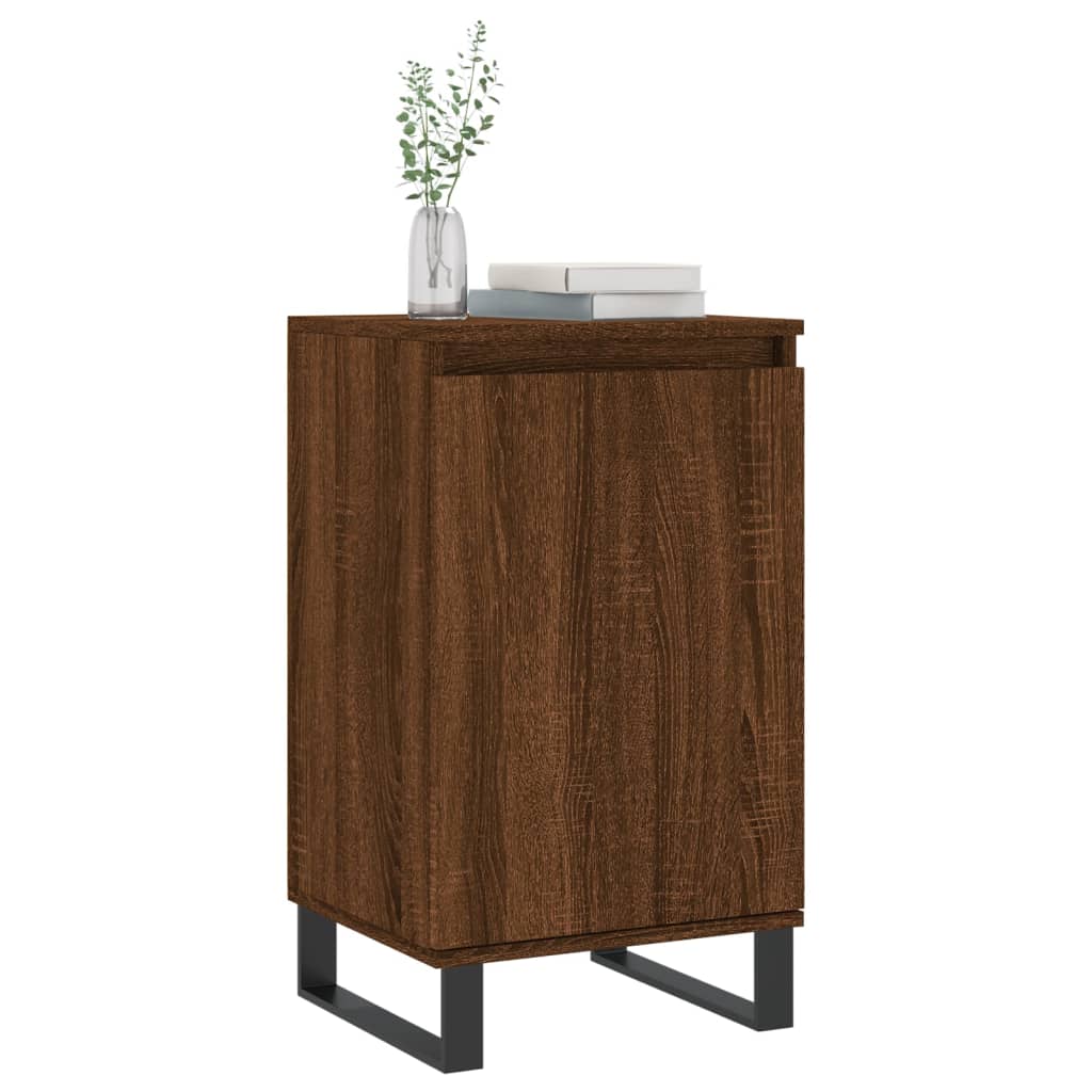 Dressoirs 2 St 40X35X70 Cm Bewerkt Hout Bruin Eikenkleur