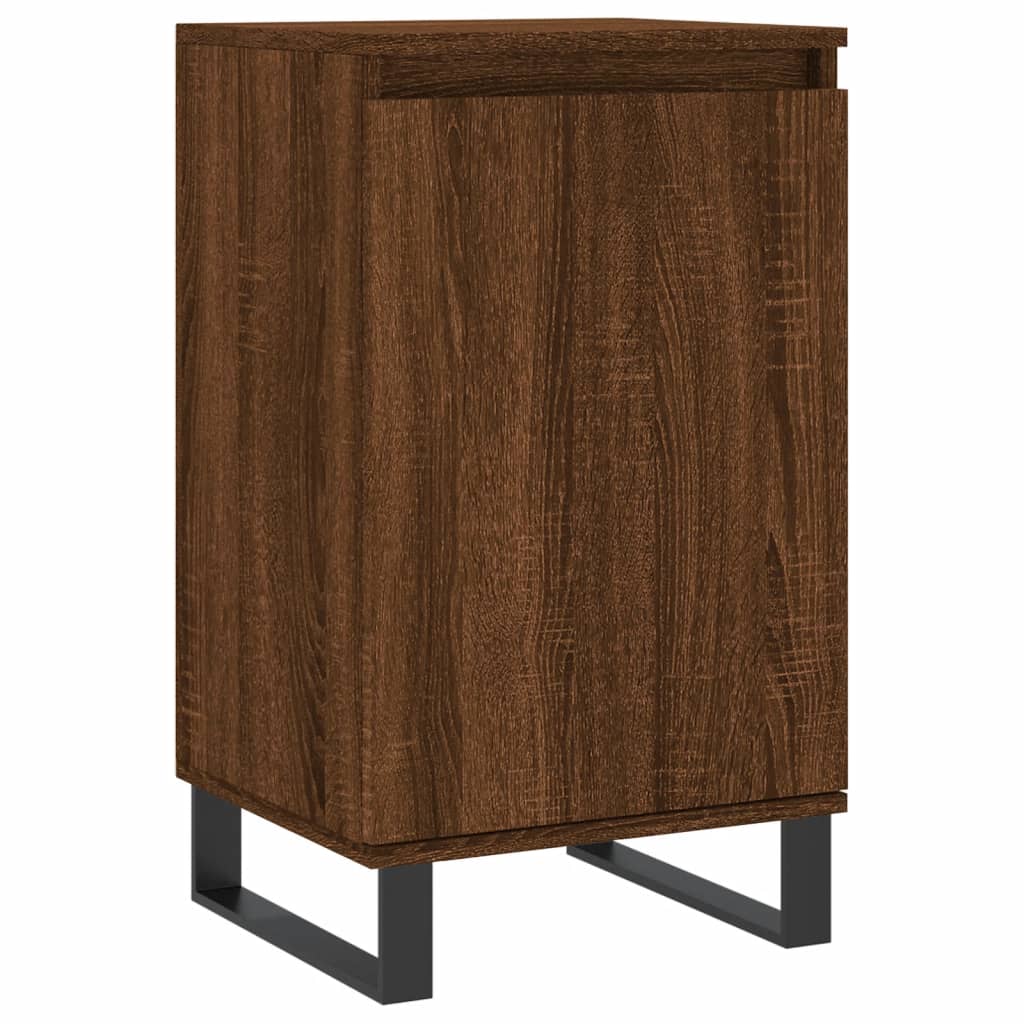 Dressoirs 2 St 40X35X70 Cm Bewerkt Hout Bruin Eikenkleur
