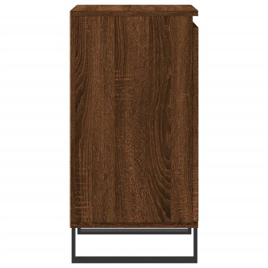 Dressoirs 2 St 40X35X70 Cm Bewerkt Hout Bruin Eikenkleur