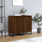 Sideboards 2 pcs 40x35x70 cm engineered wood brown oak colour