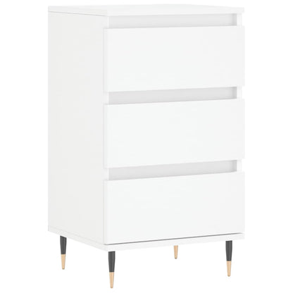 Dressoir 40X35X70 Cm Bewerkt Hout Wit