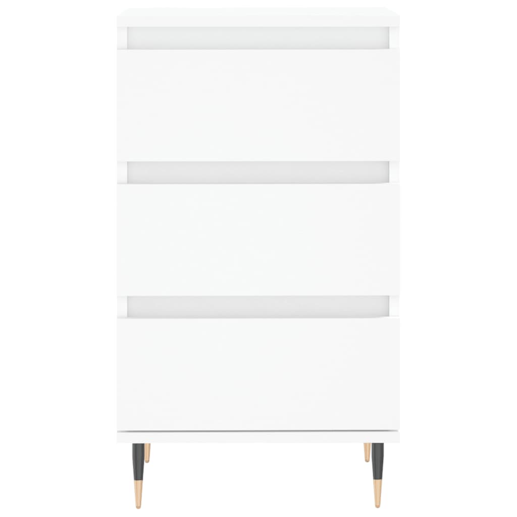 Dressoir 40X35X70 Cm Bewerkt Hout Wit