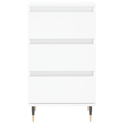 Dressoir 40X35X70 Cm Bewerkt Hout Wit