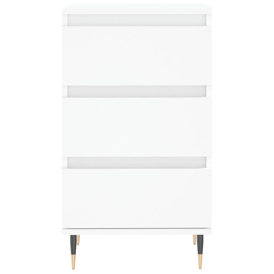 Dressoir 40X35X70 Cm Bewerkt Hout Wit