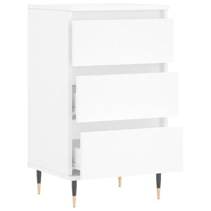 Dressoir 40X35X70 Cm Bewerkt Hout Wit