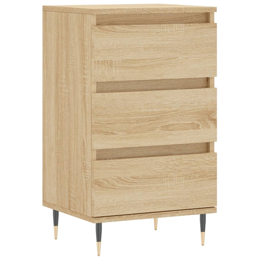 Dressoir 40X35X70 Cm Bewerkt Hout Kleurig Sonoma eiken