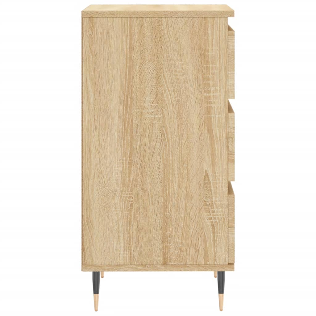 Dressoir 40X35X70 Cm Bewerkt Hout Kleurig Sonoma eiken