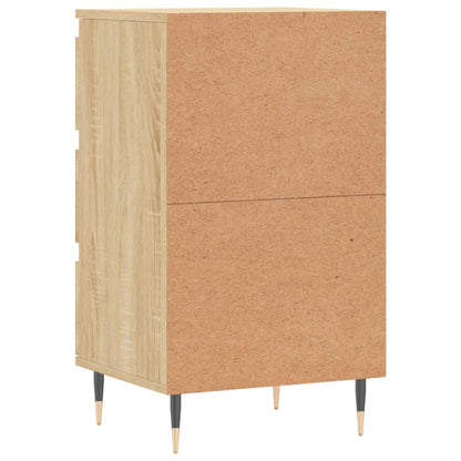 Dressoir 40X35X70 Cm Bewerkt Hout Kleurig Sonoma eiken