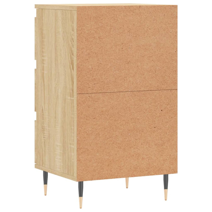 Dressoir 40X35X70 Cm Bewerkt Hout Kleurig Sonoma eiken