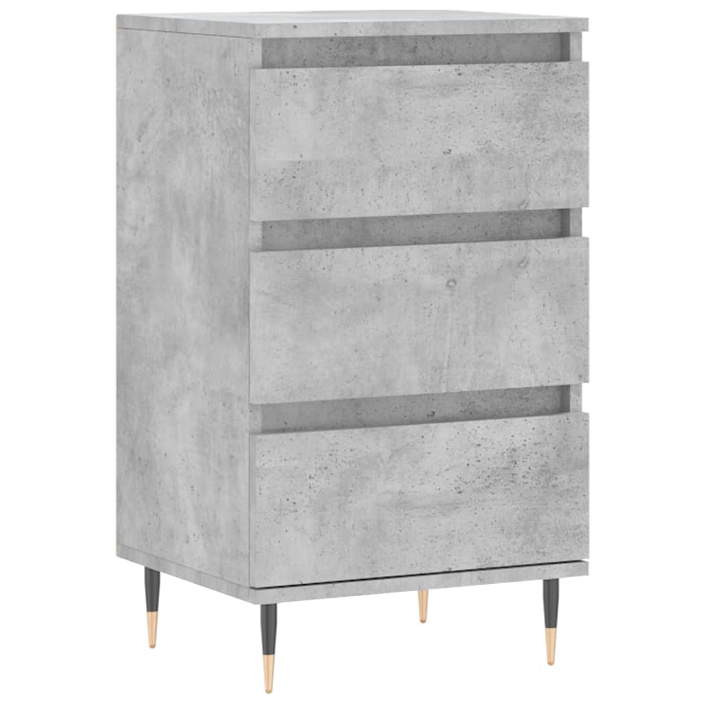 Dressoir 40X35X70 Cm Bewerkt Hout Betongrijs