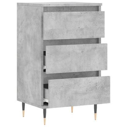 Dressoir 40X35X70 Cm Bewerkt Hout Betongrijs