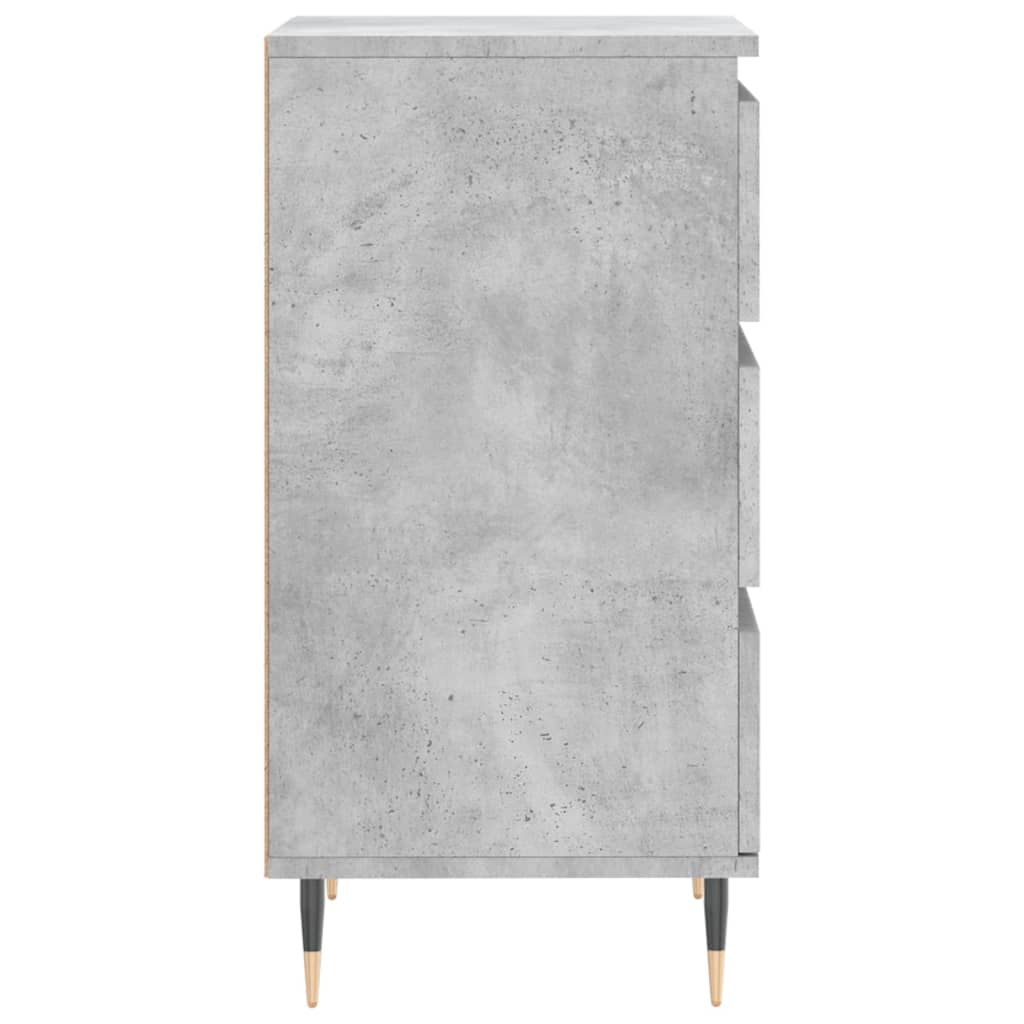 Dressoir 40X35X70 Cm Bewerkt Hout Betongrijs