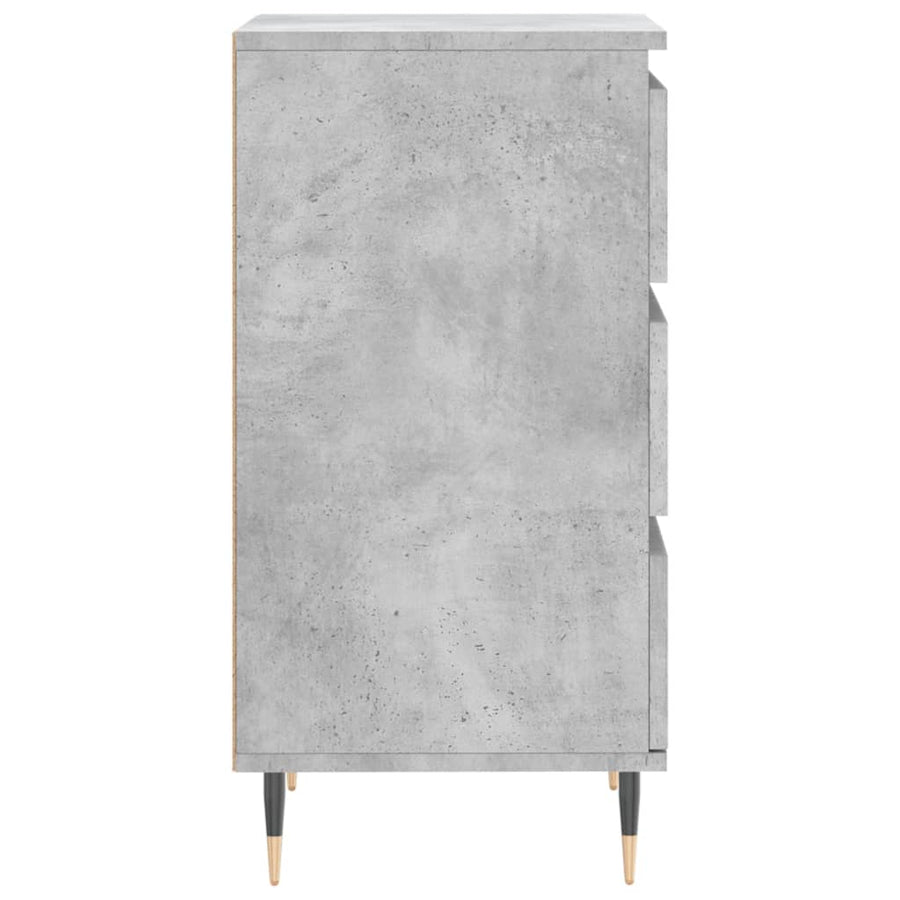Dressoir 40X35X70 Cm Bewerkt Hout Betongrijs