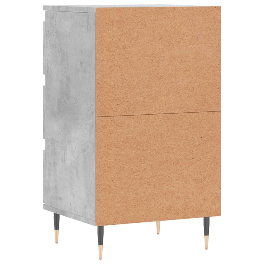 Dressoir 40X35X70 Cm Bewerkt Hout Betongrijs