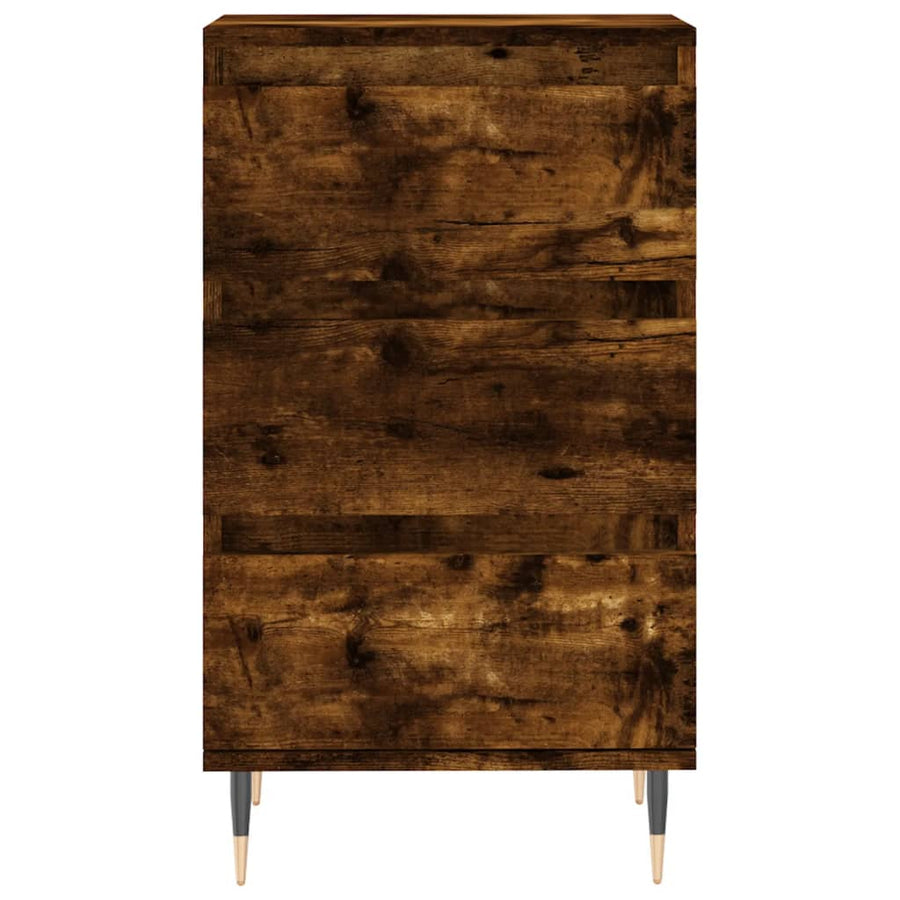 Dressoir 40X35X70 Cm Bewerkt Hout Kleurig Gerookt eiken