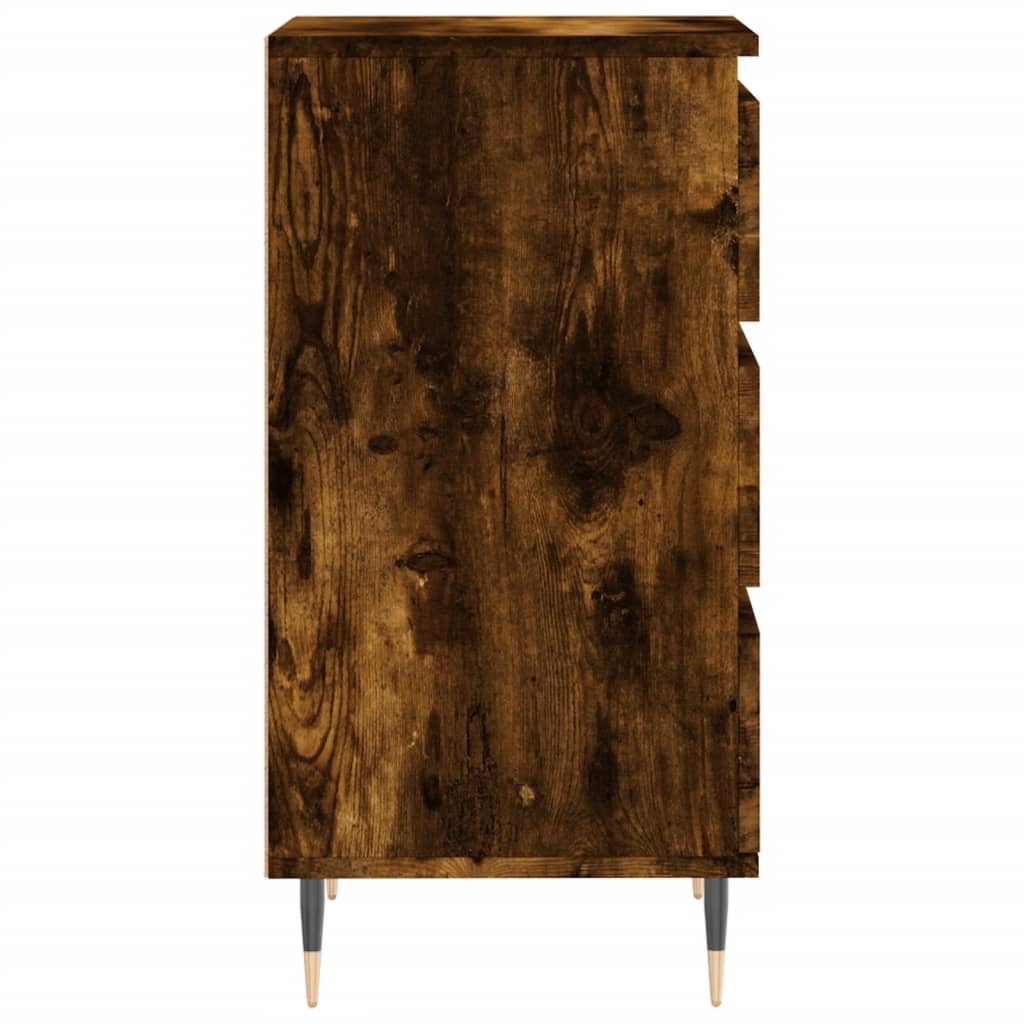 Dressoir 40X35X70 Cm Bewerkt Hout Kleurig Gerookt eiken