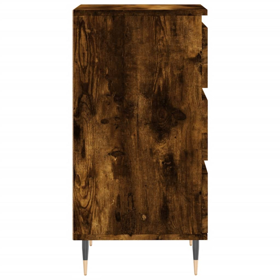 Dressoir 40X35X70 Cm Bewerkt Hout Kleurig Gerookt eiken
