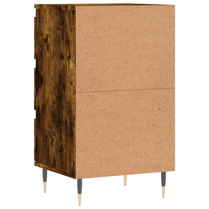 Dressoir 40X35X70 Cm Bewerkt Hout Kleurig Gerookt eiken