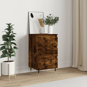 Dressoir 40x35x70 cm bewerkt hout gerookt eiken