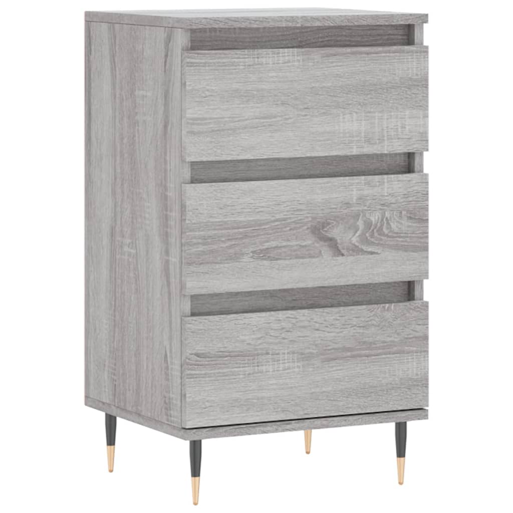 Dressoir 40X35X70 Cm Bewerkt Hout Grijs Sonoma